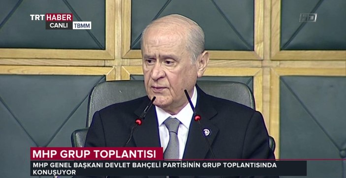 Devlet Bahçeli'nin grup toplantısı konuşması