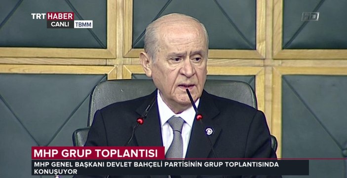 Devlet Bahçeli'nin grup toplantısı konuşması