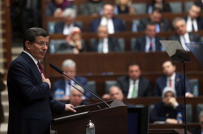 Başbakan Davutoğlu'nun grup toplantısı konuşması