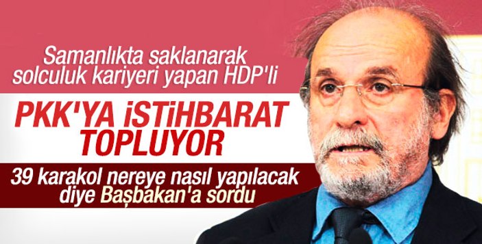 Taha Özhan'dan HDP'li Kürkçü'ye: Yerli muhbir