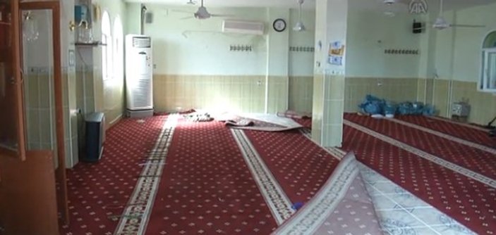 Teröristlerin Cizre'de camiye sakladığı patlayıcılar bulundu