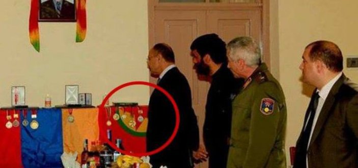 Ermenistan Bakanı'ndan PKK'lı teröristin evine ziyaret