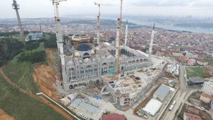 Çamlıca Camii'nde sona yaklaşılıyor