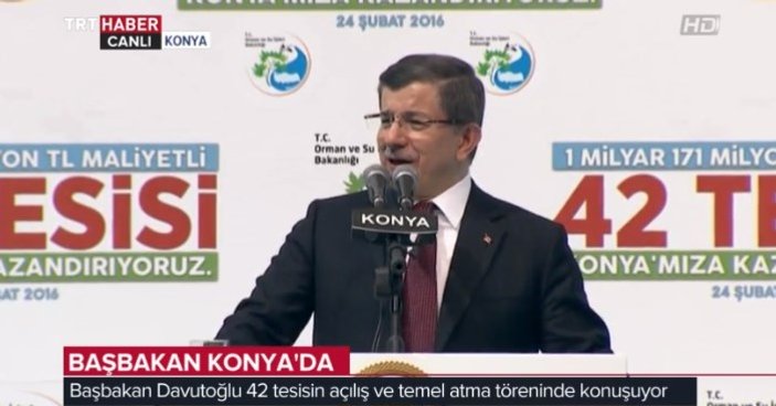 Başbakan Davutoğlu Konya'da