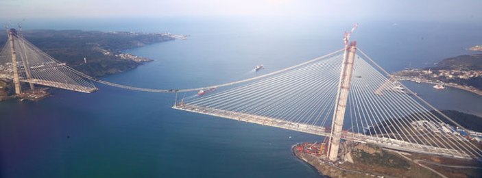 3. Boğaz Köprüsü'nün birleşmesine 150 metre kaldı