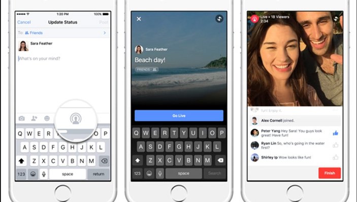 Facebook'ta canlı yayın özelliği Android'e de geliyor