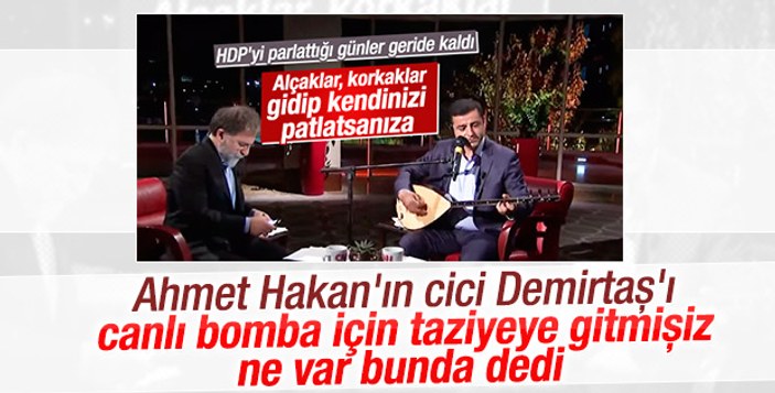Ahmet Hakan'dan Pervin Buldan'a gelmeseydin yanıtı