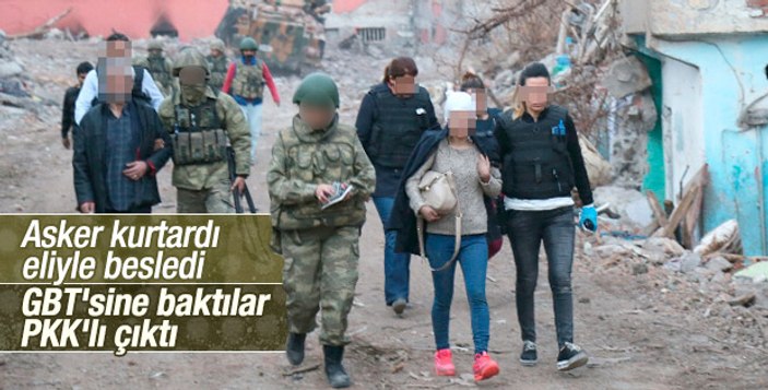 Askere sığınan PKK'lıların görüntüleri