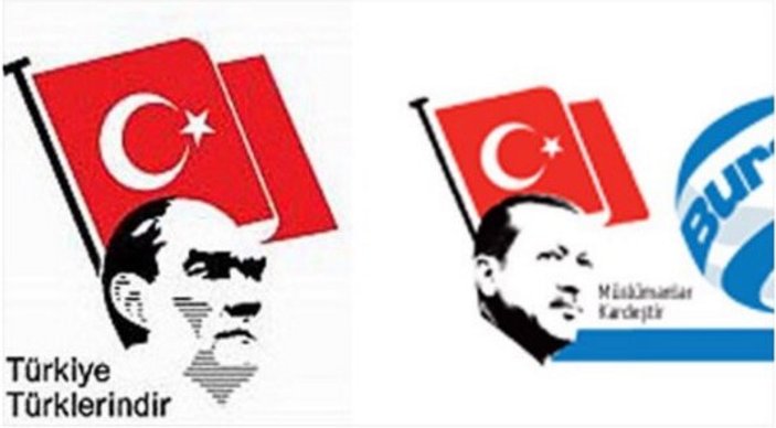 Yerel gazeteden Erdoğanlı logo