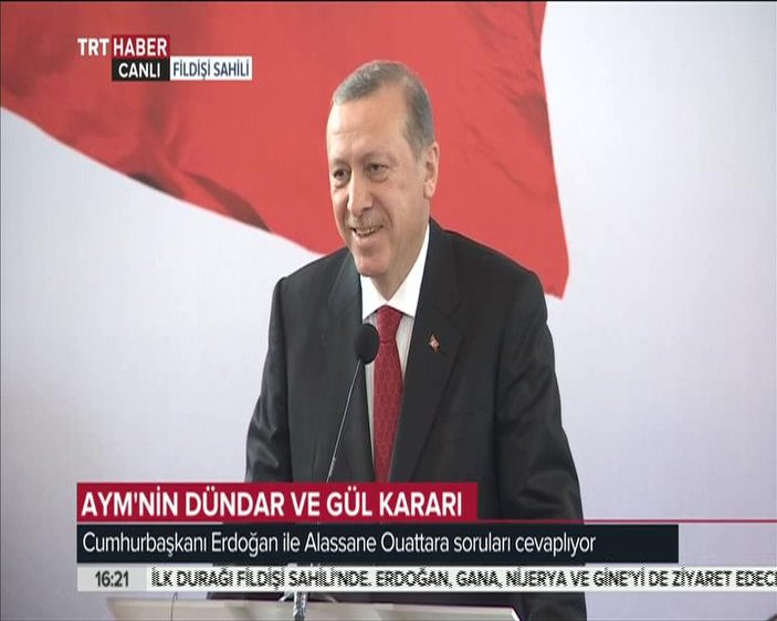 CHP sorusu Cumhurbaşkanı Erdoğan'ı güldürdü