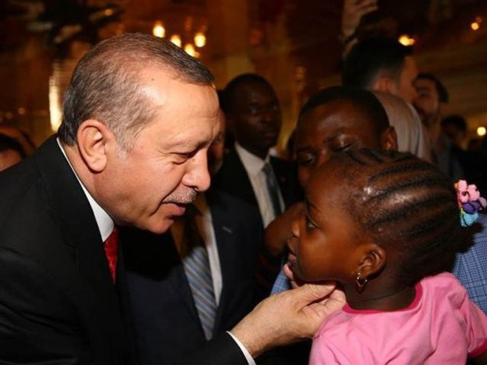 Erdoğan'ın çocuk sevgisi