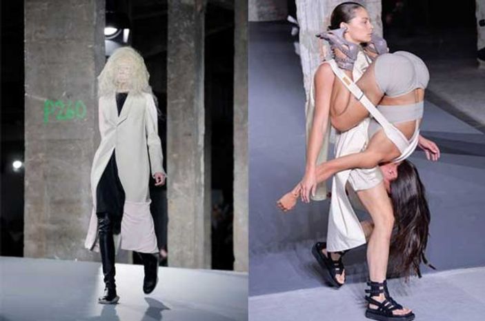 Paris'te tartışma yaratan defile