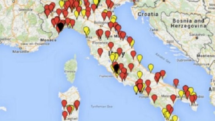 İtalya’da pedofil din adamları haritası yayınlandı