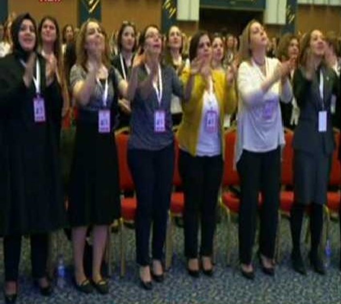 Cumhurbaşkanı Erdoğan Kadın İşçiler Kurultayı'nda