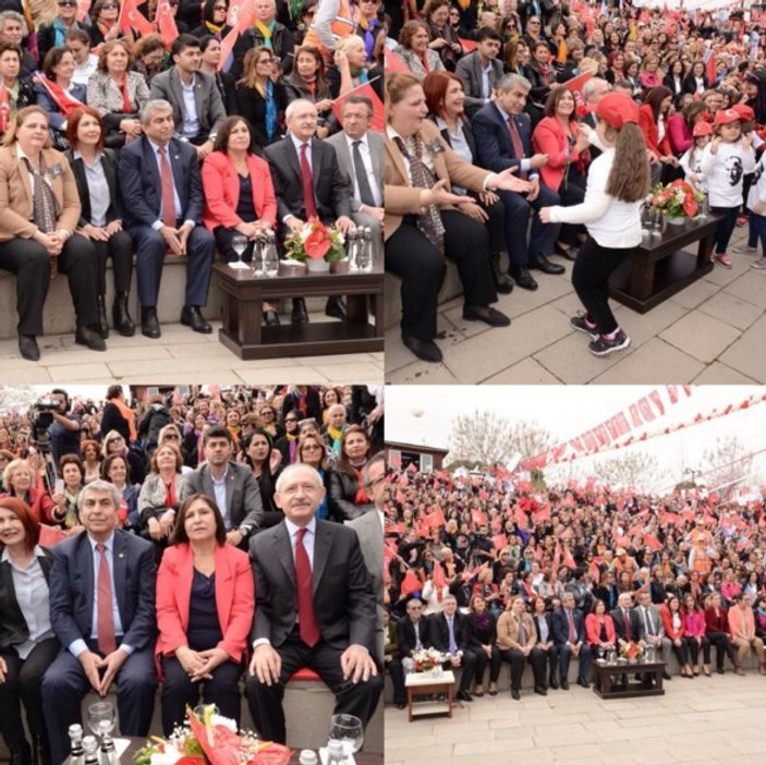 Kadınlar Günü'nde Kılıçdaroğlu'nun elini öpen kadın