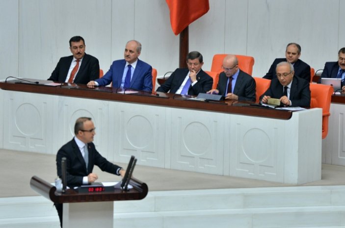 Başbakan Davutoğlu ile Kılıçdaroğlu Meclis'te