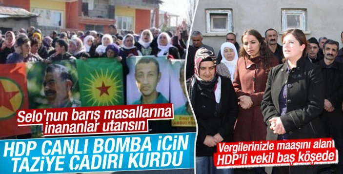 Bombacının taziyesine katılan HDP'li ortaya çıktı
