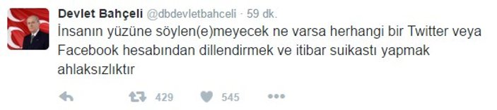 Devlet Bahçeli'den fişleme itirafı