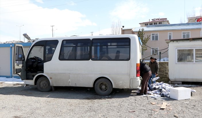 Erzurum'da kaçak sigara operasyonu