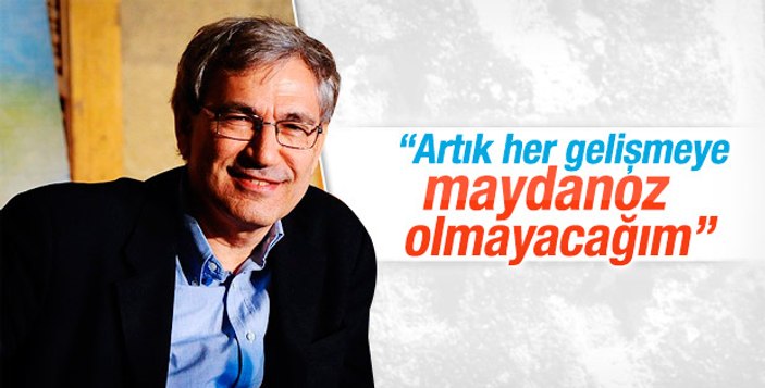 Maydanoz olmayacağım diyen Orhan Pamuk dayanamadı