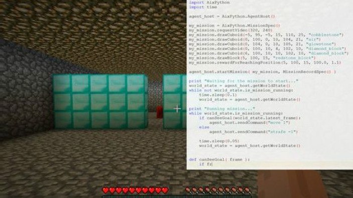 Minecraft ile yapay zeka deneyleri yapılacak