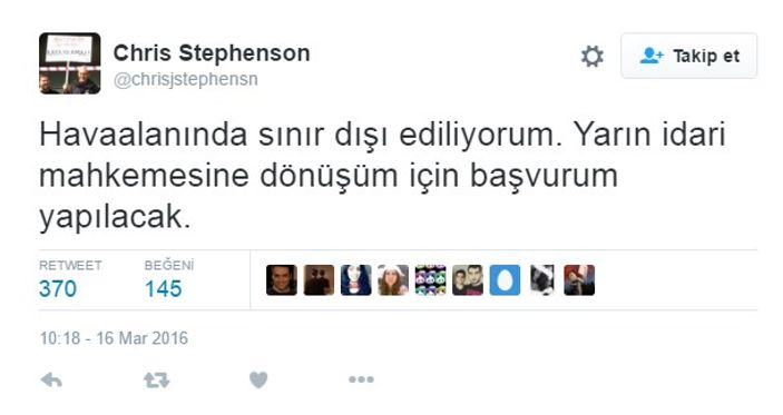 İngiliz akademisyen sınırdışı edildi