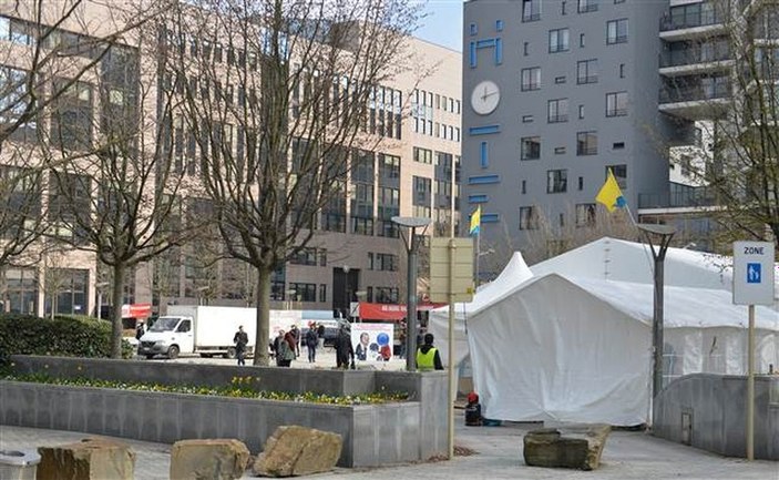 Belçika zirve öncesi PKK çadırına izin verdi
