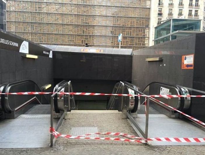 Brüksel metrosunda patlama