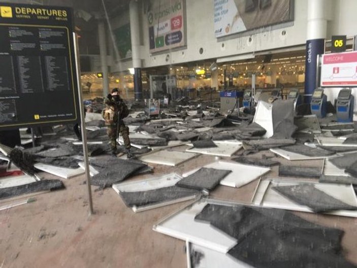 Brüksel Zaventem havaalanında patlama