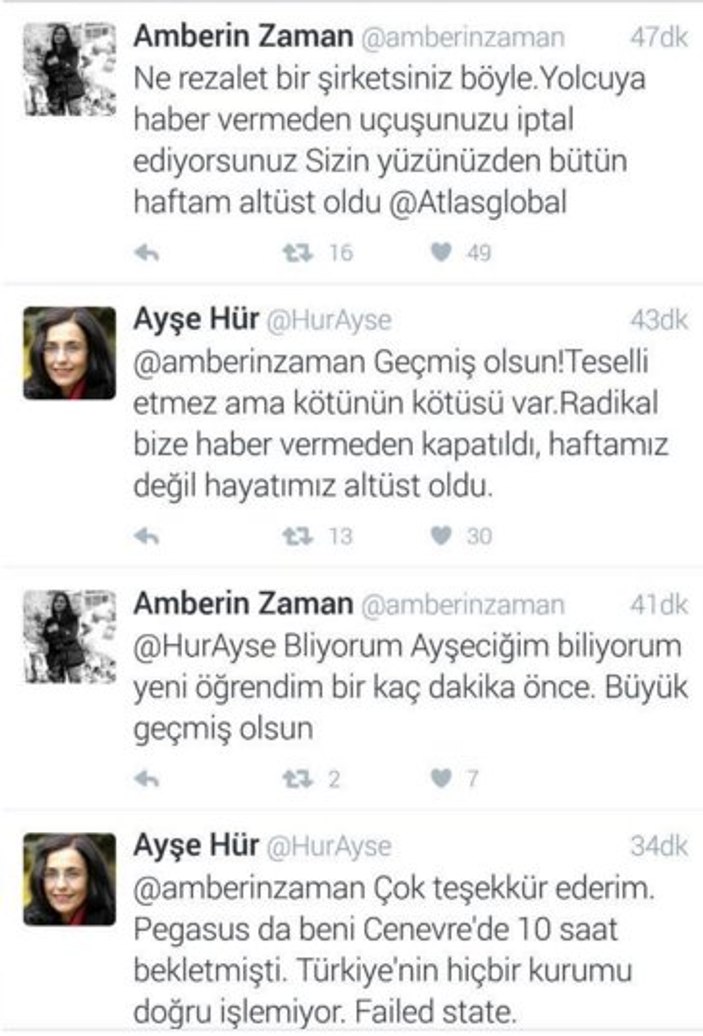 Ayşe Hür ile Amberin Zaman'ın gündemi başka