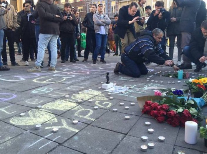 PKK'lılar Brüksel'de terörü protesto etti