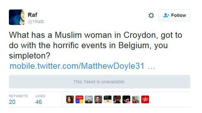 Müslüman kadına hesap soran İngiliz tutuklandı