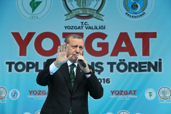 Cumhurbaşkanı Erdoğan Yozgat'ta konuştu