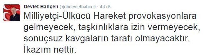 Devlet Bahçeli'den Hacettepe Üniversitesi açıklaması