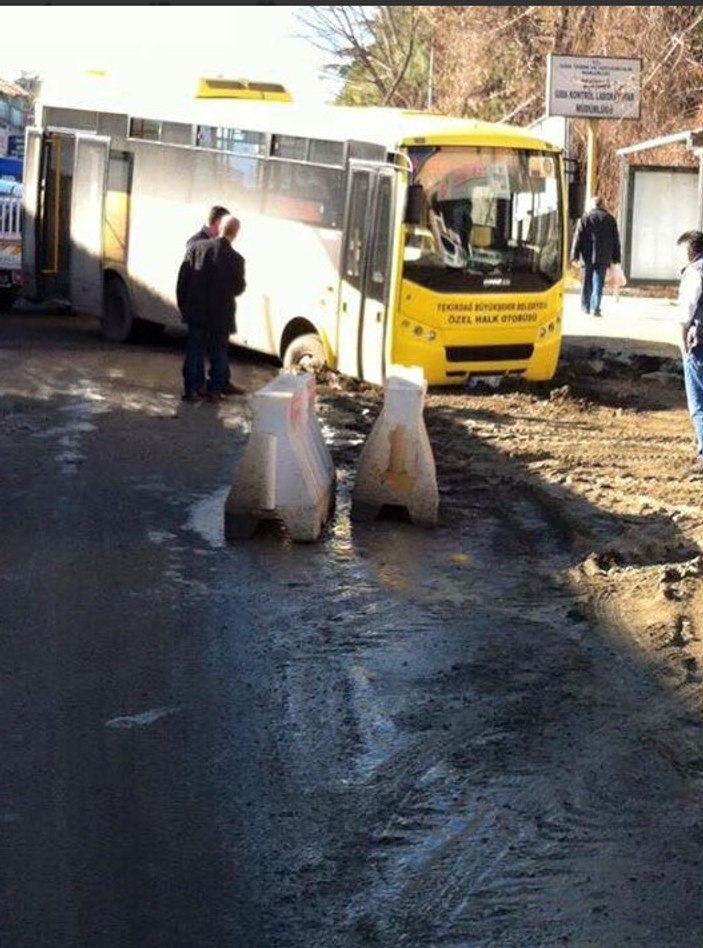 Tekirdağlıları çileden çıkaran yollar