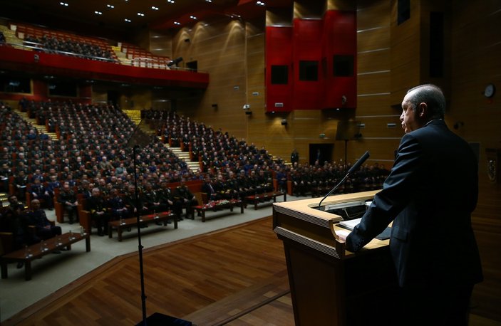 Erdoğan'dan tek ordu tek komutan vurgusu