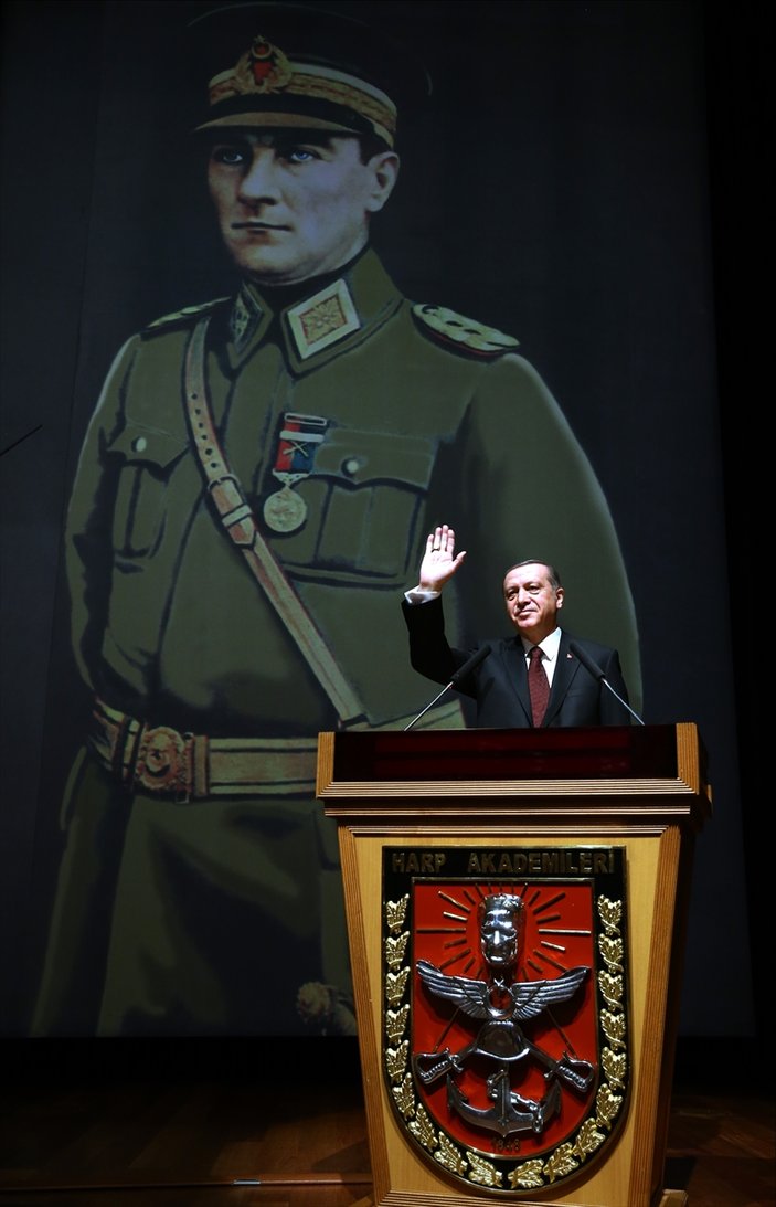 Erdoğan'dan tek ordu tek komutan vurgusu
