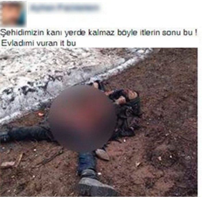 Şehit babası oğlunu vuran teröristin fotoğrafını paylaştı