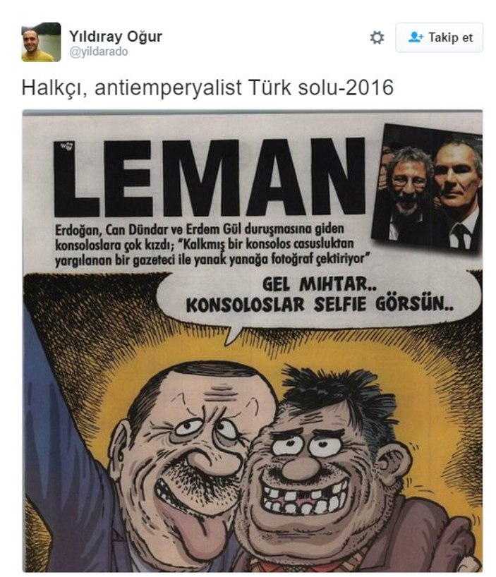 Leman'a Yıldıray Oğur'dan kapak