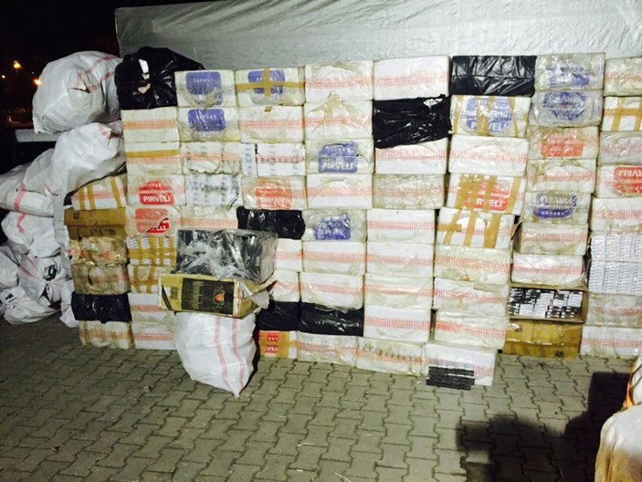 Van'da 1 milyon paket kaçak sigara yakalandı