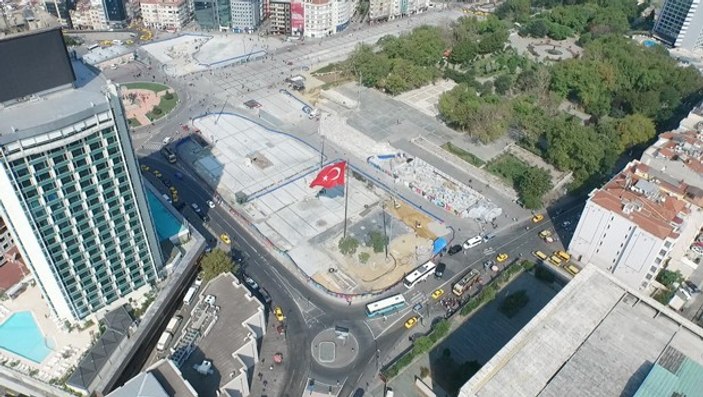 Taksim Meydanı Düzenleme 2.etap çalışmaları başlıyor