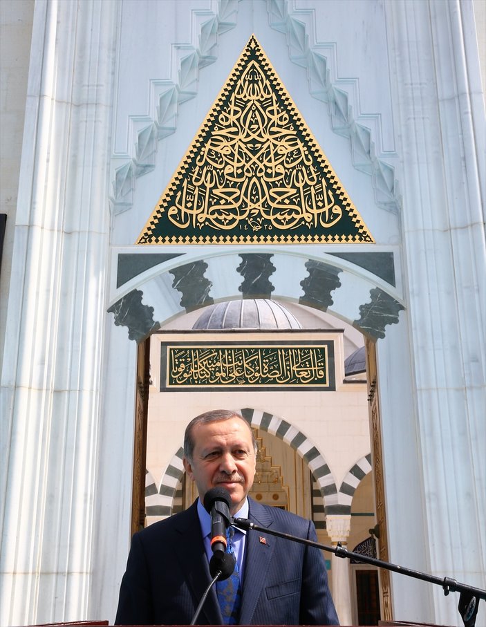 Erdoğan ABD'nin en büyük külliyesinin açılışını yaptı