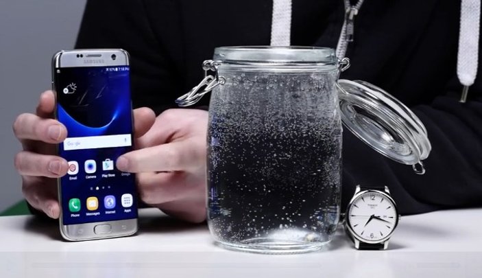 Galaxy S7'ye 16 saatlik suya dayanıklılık testi