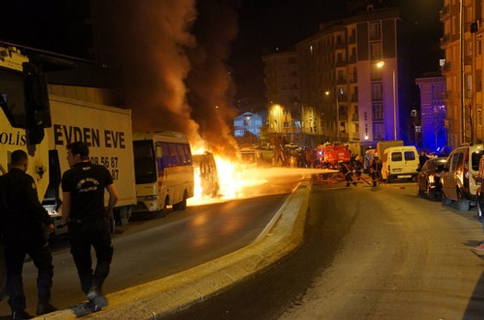 İstanbul'un 3 ilçesinde 23 araç kundaklandı