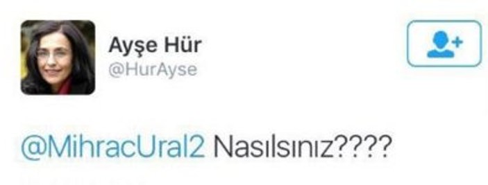 Mihraç Ural'ın twitter hesabından mesaj: Öldüremediniz