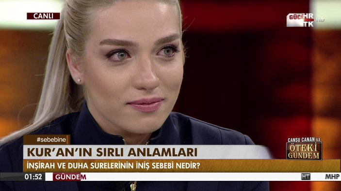 Öteki Gündem'de Cansu Canan Özgen'i ağlatan tefsir İZLE