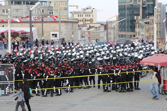 Taksim Meydanı'nda alarm