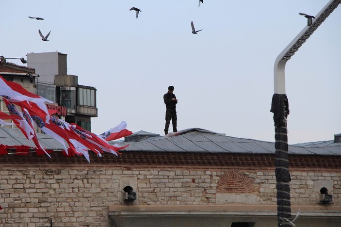 Taksim Meydanı'nda alarm