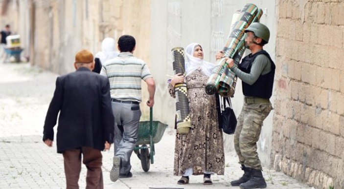 Mehmetçik Nusaybin'de hizmette