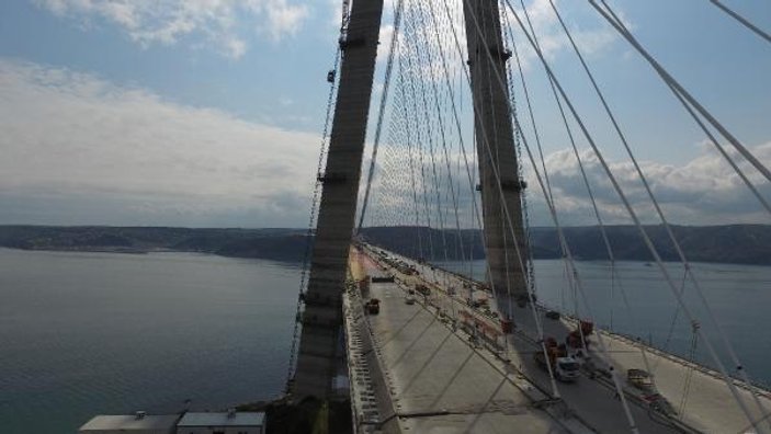 Yavuz Sultan Selim Köprüsü'nde son durum